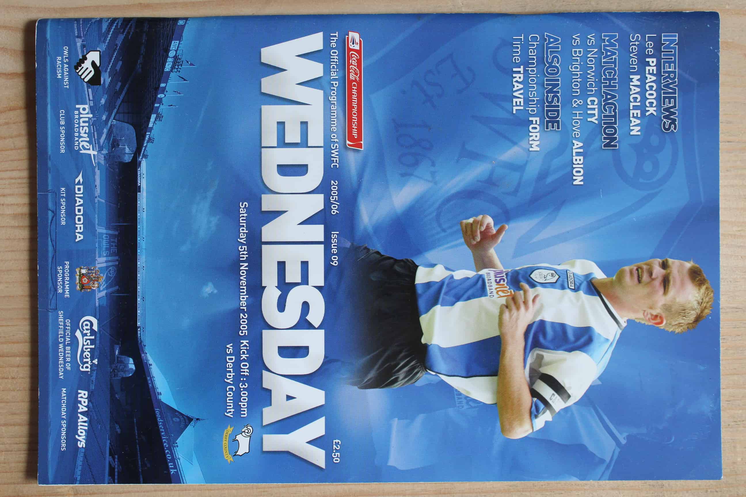 Sheffield Wednesday FC  v Derby County FC